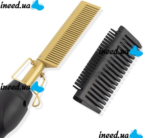 Гребінець-випрямляч для волосся High Heat Brush 40W електричний гребінь, гребінець випрямляч з насадкою для випрямлення, розгладження волосся