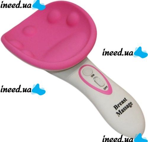 Массажер для увеличения груди Breast Massage MS-200 женский вибромассажер для востановления упругости, аккумуляторный акупунктурный прибор Розовый