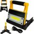 X-Balog BL-MS8006 12W Cordless Handheld Spotlight, Folding LED Camping Lantern with support legs and Power Bank function 4 modes Yellow