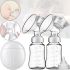 Электрический двойной молокоотсос Breast Pump RH-228 300 мл для кормления и хранения грудного молока с массажной насадкой бутылочками и соской RH228