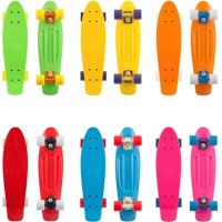 Children's urban Mini Skate Penny Board Penny My Go Fish Skateboards Mint 22", Skateboard MS-0848 with luminous wheels for children and teenagers