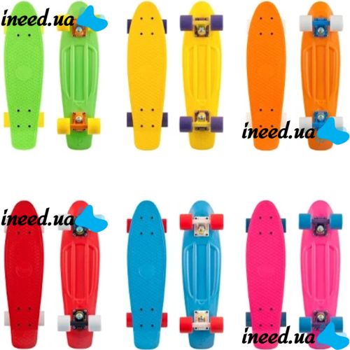 Children's urban Mini Skate Penny Board Penny My Go Fish Skateboards Mint 22", Skateboard MS-0848 with luminous wheels for children and teenagers