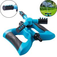 Automatic Sprinkler with Three Forks Lawn Sprinkler for Lawn Watering, Smart Lawn Irrigation System, 360 Degree Rotating Sprayer