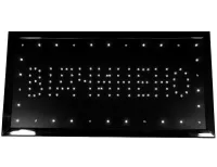 LED advertising LED signage Vidchyneno 48x25 cm information signage for indoor advertising, light board for cafe from the chain