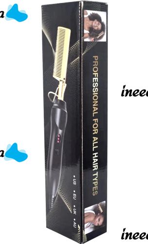 Гребінець-випрямляч для волосся High Heat Brush 40W електричний гребінь, гребінець випрямляч з насадкою для випрямлення, розгладження волосся