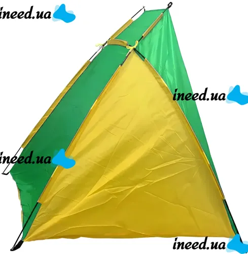 Пляжная двухместная палатка-тент Ракушка Send Tent WM-0T103 Зеленая 210×120×105 см автоматическая туристическая тент палатка с каркасом для кемпинга