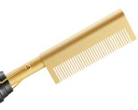 Гребінець-випрямляч для волосся High Heat Brush 40W електричний гребінь, гребінець випрямляч з насадкою для випрямлення, розгладження волосся