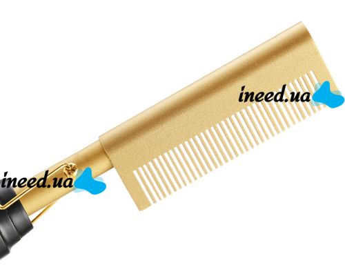 Гребінець-випрямляч для волосся High Heat Brush 40W електричний гребінь, гребінець випрямляч з насадкою для випрямлення, розгладження волосся
