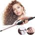 Gemei GM-2825 ceramic pro 9mm professional thin curling iron for small curls, Tourmaline-coated Afro, Gemmy Curling Iron