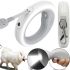 Автоматический поводок рулетка Xiaomi Moestar UFO Retractable Leash 2 Plus с фонариком для собак 5 м до 30кг, браслет на руку с блокиратором длины