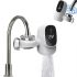 Vertical Flow water heater for faucet with LCD Display Desktop Del ZSW-D03 3000W, Electric Boiler Hot Water Heater with Screen