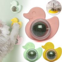 Игрушка лакомство шарик с кошачьей мятой Cat Mint Toy Ball AND LY-757 вращающийся ролик из натуральной мяты, вкусняшка мята на липучке для котов