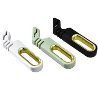 Ручна точилка для кухонних ножів Knife Sharpener NJ-522 4 в 1 настільна механічна ножеточка 5 секунд, точило для ножиць 3 рівні заточування