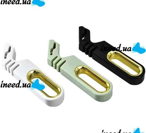Ручна точилка для кухонних ножів Knife Sharpener NJ-522 4 в 1 настільна механічна ножеточка 5 секунд, точило для ножиць 3 рівні заточування