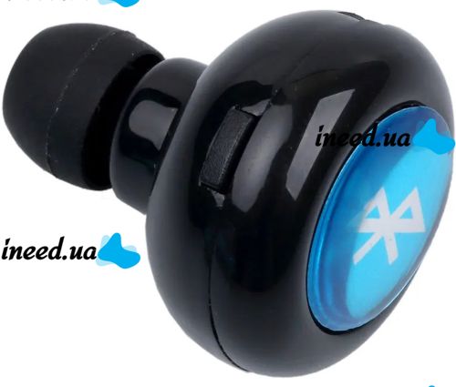 Бездротові стерео навушники AirBeats Bluetooth mini 4.0 Black Вакуумна гарнітура з вбудованим мікрофоном і шумозаглушенням для IOS і Android чорні