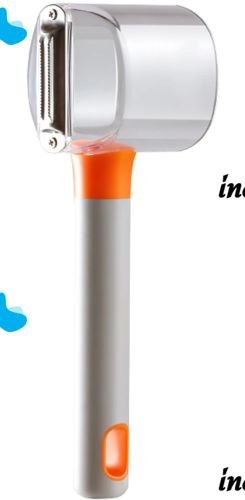 Кухонна овощечистка для видалення шкірки Store Fruit Peeler Ручна вертикальна машинка для чищення шкірки овочів і фруктів з контейнером для очисток