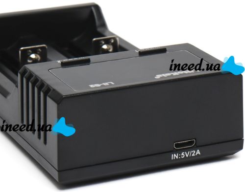 LiitoKala Lii-S2 Battery Charger Universal Charging with LCD Display Indicator for 18650 batteries with 2 USB batteries