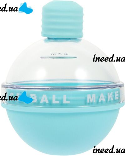 Сферична форма для льоду у вигляді кулі Ice Ball Maker силіконова сфера з лійкою для заморозки і зберігання круглого льоду для коктейлів і віскі