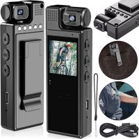 Нагрудна міні камера відеоспостереження L9 1080p Full HD боді-камера з дисплеєм поворотною лінзою і датчиком руху Wi Fi відеореєстратор з кліпсою