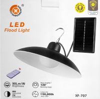 Вуличний настінний світильник LED Flood Light XF-707 світлодіодний акумуляторний ліхтар в грунт на сонячній батареї з датчиком руху і пультом