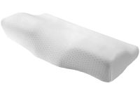 Ортопедична подушка з ефектом пам'яті Memory Latex Pillow TV50092 анатомічна Гіпоалергенна подушка з двома валиками для підтримки шиї і плечей
