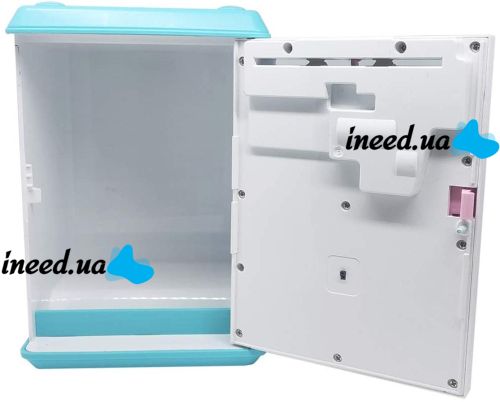 Children's electronic piggy bank safe Robot Bodyguard Blue, bill acceptor, Safe-piggy bank with combination lock for paper bills, coins with fingerprint