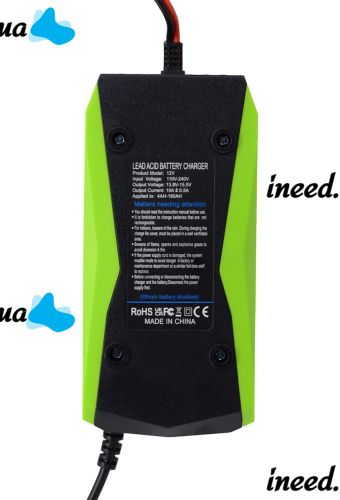 Автомобільний імпульсний пускозарядний Intelligent Pulse Repair Charger 12V 10AH універсальний пристрій з дисплеєм для зарядки АКБ 10AH-180AH