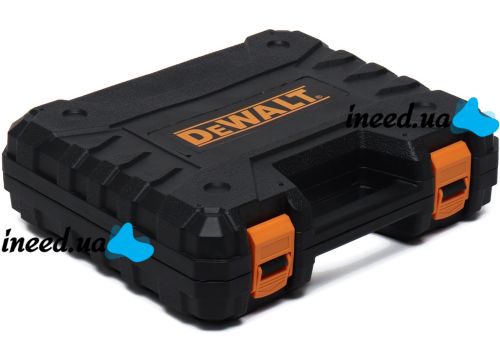 Дрель шуруповерт аккумуляторный DeWALT DCF680Z2FA (12V, 2AH) полный комплект с набором инструментов Деволт с насадками и битами (28 ед.) в кейсе