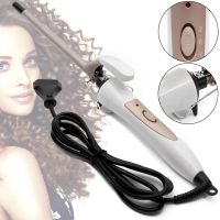 Плойка для афро кучерів Promozer MZ-2218 9 мм тонка афроплойка для завивки і укладання волосся, керамічні дрібні щипці з індикатором і підставкою 35W