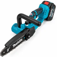 Makita DUC101Z 48V 5Ah 8" Cordless Mini Chain Saw for 2 Batteries, Brushless Electric Saw with Semi-Automatic Chain Lubrication in a Makita Case