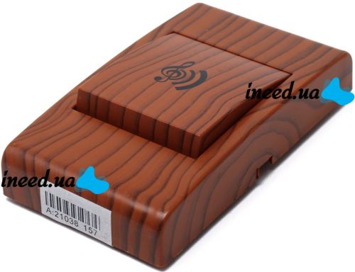 Battery Operated Doorbell Luckarm D602 Wireless Receiver Transmitter under the Tree 32 Digitally Controlled Ringtones for Home on Batteries