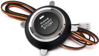 Кнопка зажигания старт стоп Smart Start System с иммобилайзером для авто с подсветкой, универсальная система запуска и остановки двигателя автомобиля