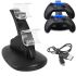 Charging Stand Dock for XBOX ONE/ONE S/ONE X Gamepads with 2 Joysticks, Charger for Charging Gamepads with Backlight Black
