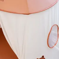 Bear Play Tent Bear Play Tent with flag and window, Bear Play Tent 110x110x130 cm for home and outdoors with bag for children