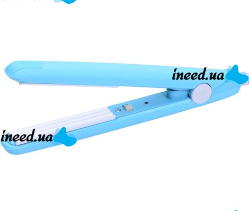 Mini curling iron for hair ProMozer MZ-7052 flat iron for styling and basal volume, travel ceramic curling iron with case 220W MZ7052