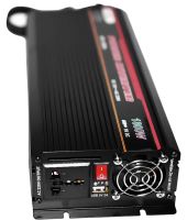 Автомобільний перетворювач інвертор UKC UPS-1800A 12V-230V 1800W автоперетворювач напруги струму AC/DC від мережі та акумулятора 12В 230В