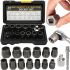 Nut Extractor ES-14 extractor kit a set of tools for removing and removing impact damaged bolts, nuts and screws in a case of 14 pieces