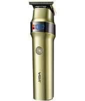 Бездротова машинка для стрижки волосся VGR V-991 5W 4 змінні насадки, акумуляторний чоловічий тример для окантовки бороди і вусів з LED дисплеєм USB