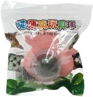 Игрушка лакомство шарик с кошачьей мятой Cat Mint Toy Ball AND LY-757 вращающийся ролик из натуральной мяты, вкусняшка мята на липучке для котов