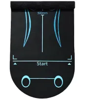 Silicone yoga and sports mat TPE OSPORT MS-4590 6 mm anti-slip sports mat with markings for abs and fitness AND 1-53