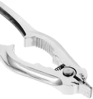 Кухонный орехокол Nut Cracker AND 198 2 в 1 для чистки и раскалывания скорлупы ореха, миндаля, каштана 14×5 см ручная открывалка для морепродуктов