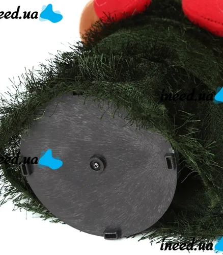 Dancing Xmas Tree ET02 interactive Christmas tree 17x10 cm rotating musical Christmas tree with hat on batteries