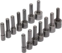 A set of hexagon socket heads Power Nut Driver 14PCS a set of quick-change nozzles with a storage holder, reinforced bits for a screwdriver