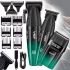 VGR V-640 S3 3 in 1 cordless hair clipper, trimmer and electric shaver for beard and moustache trimming with interchangeable USB accessories