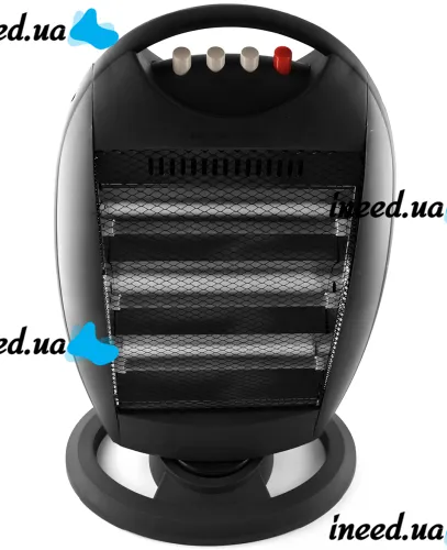 Floor infrared halogen heater Domotec MS-5951 1200W 3 power modes, tabletop quartz electric heater from the mains 1200W