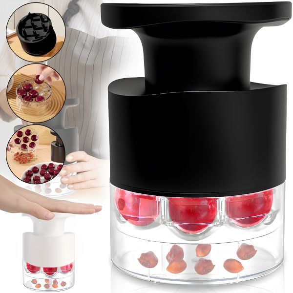 Машинка для удаления вишневых косточек Cherry Pitter PL7 ручной прибор выдавливатель с контейнером для отделения косточки от вишни черешни AND 1-56