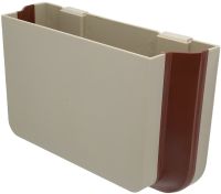 Car Folding Organizer Glove Compartment Multifunctional Vehicular Rubbish Bin Folding Hanging Dumpster on the Seat Back in a Car