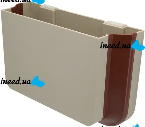 Car Folding Organizer Glove Compartment Multifunctional Vehicular Rubbish Bin Folding Hanging Dumpster on the Seat Back in a Car