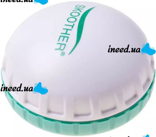 Manual pumice stone for roughened skin Skoother Skin Smoother ML-103 is a tool for smoothing and removing calluses and corns with replaceable nozzles