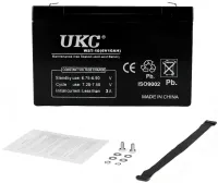 UKC 6V 10Ah WST-10 universal lead-acid battery 6V 10Ah for commercial equipment and toys